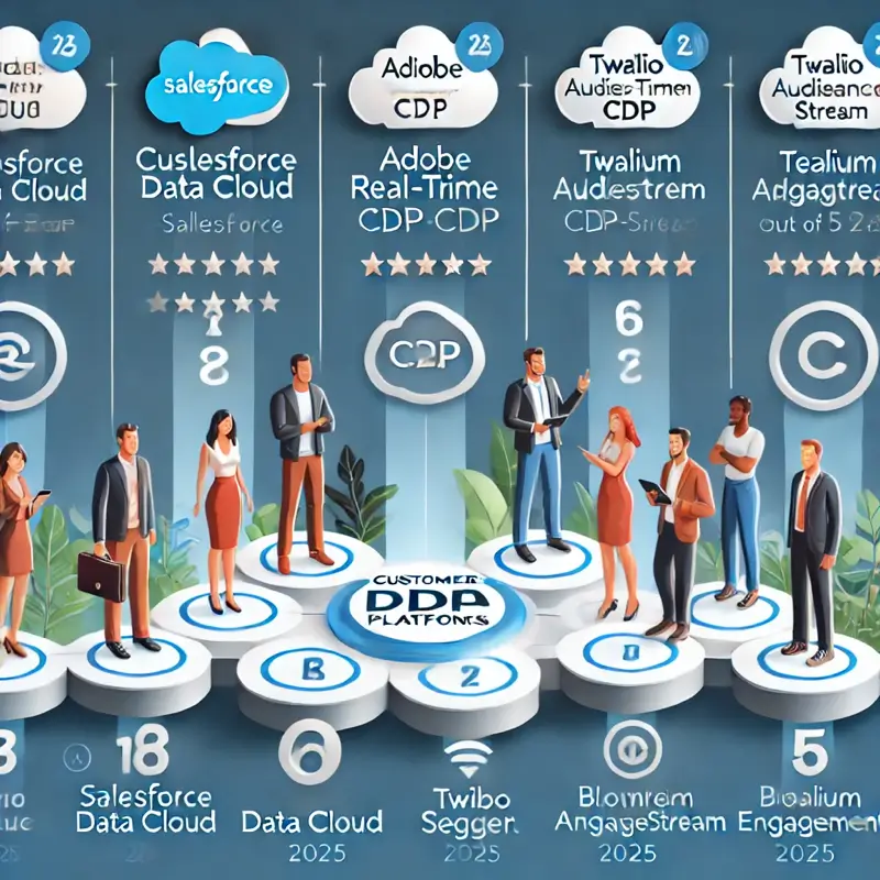 Najlepšie Customer Data Platformy (CDP) na trhu a ich hodnotenie