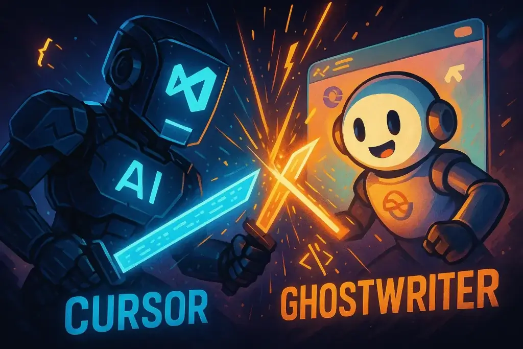 Porovnanie: Cursor AI vs. Replit Ghostwriter (2025)